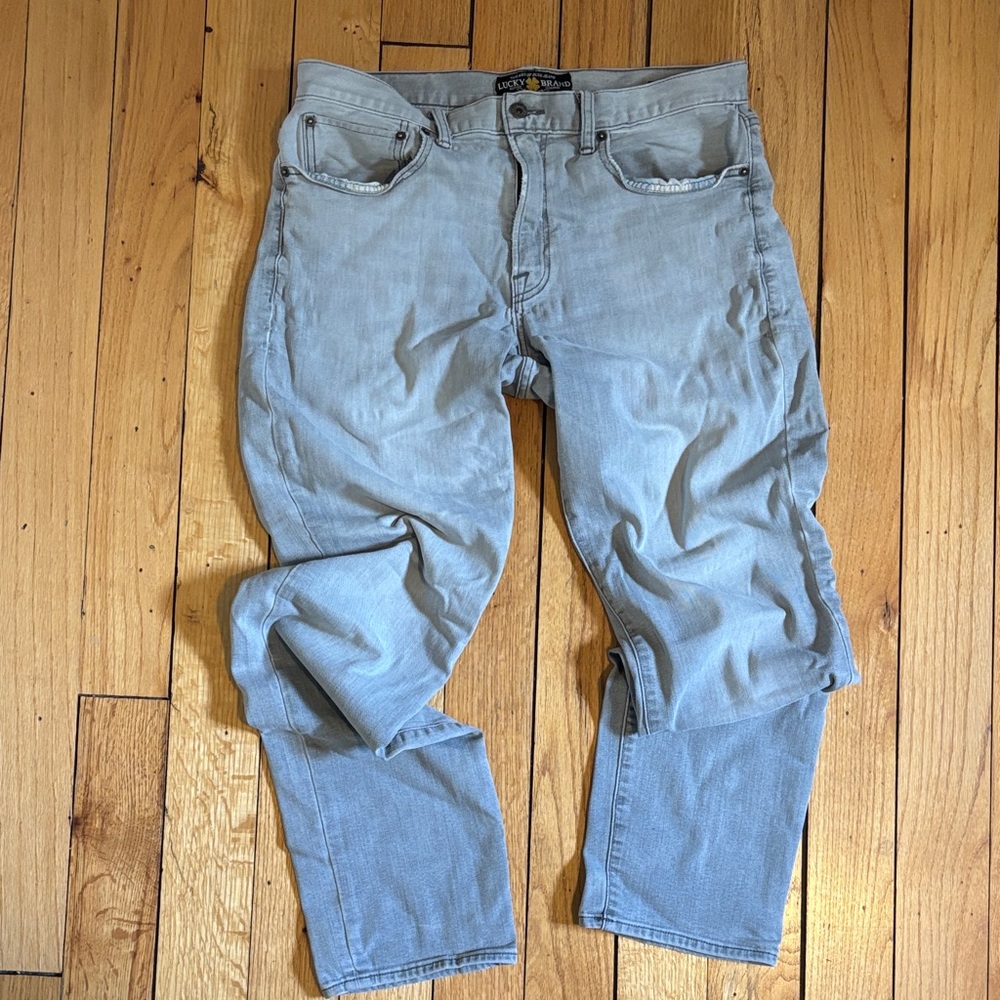 Men's Gray Lucky Brand Jeans